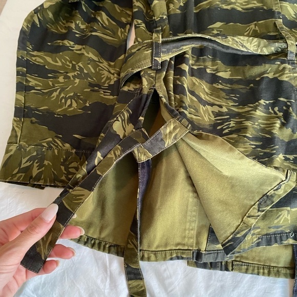 Proenza Schouler- Camouflage Jacket with Removable Belt - Picture 9 of 10